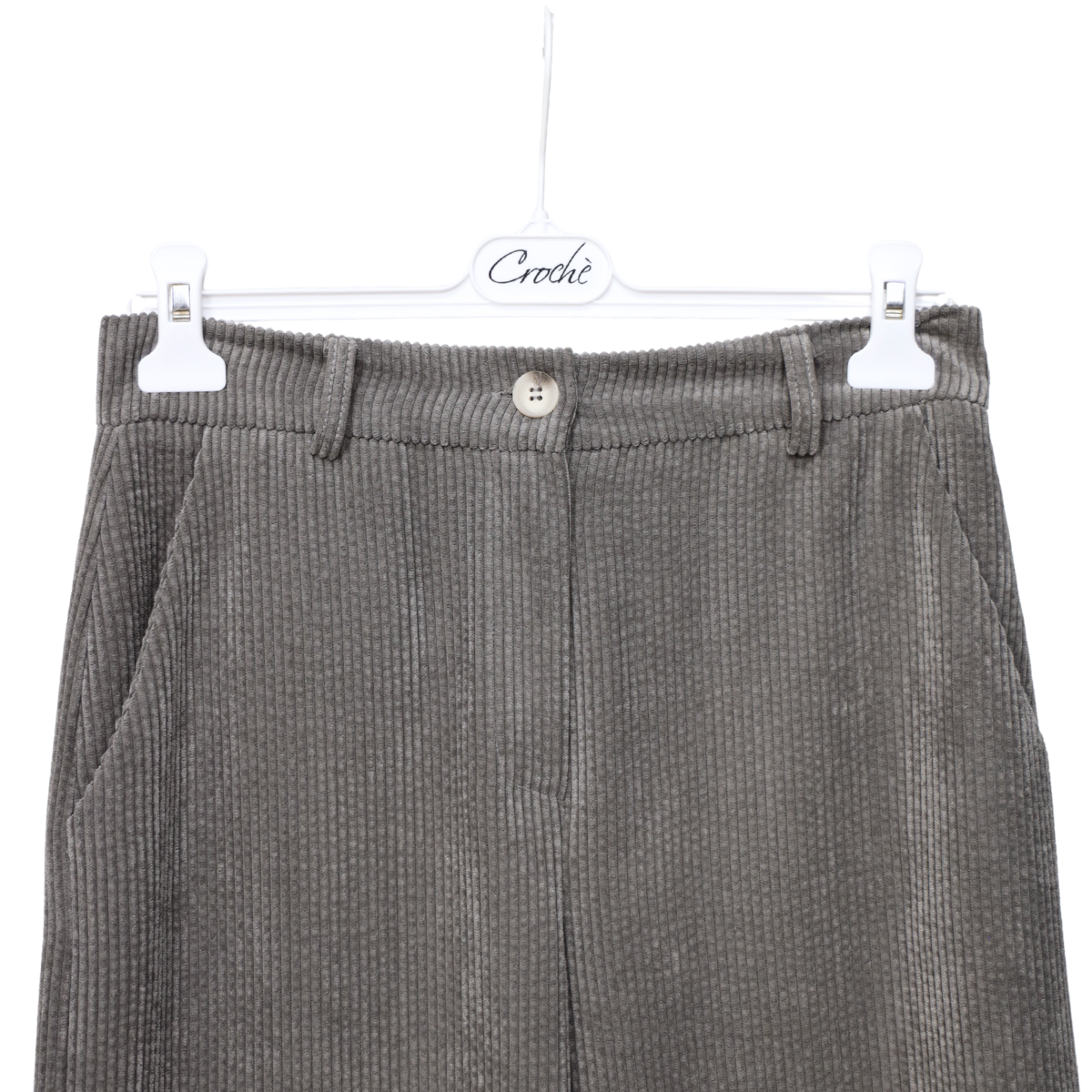 CROCHÈ PANTALONE CR09480 GRIGIO
