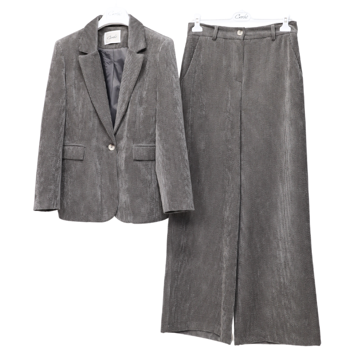 CROCHÈ PANTALONE CR09480 GRIGIO