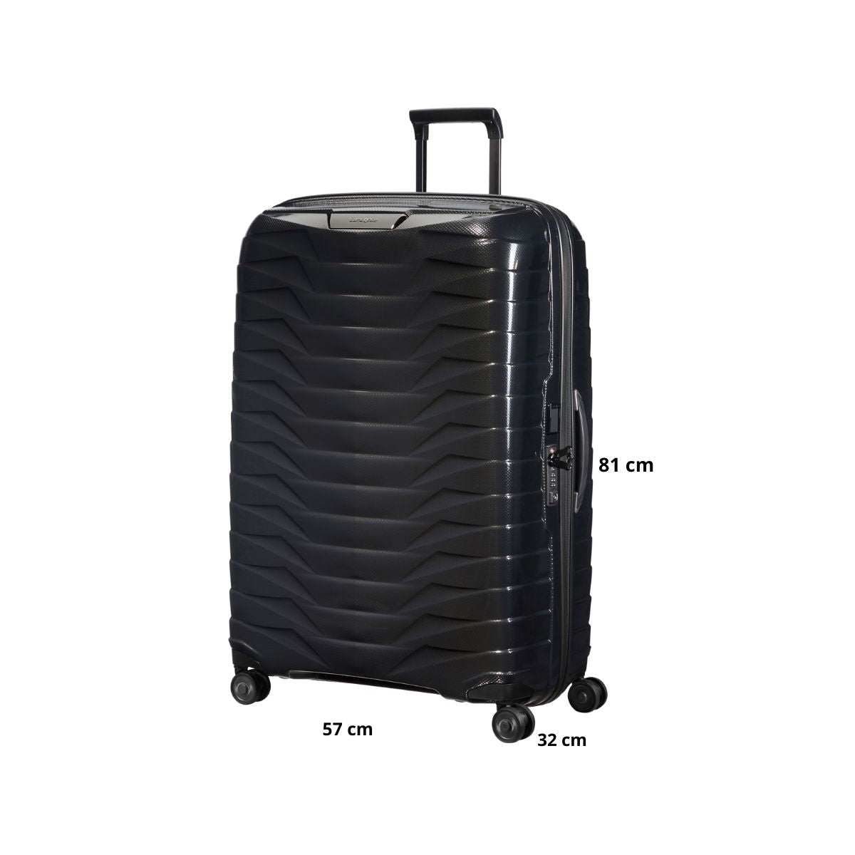 SAMSONITE TROLLEY GRANDE CW6-004-09 PROXIS NERO