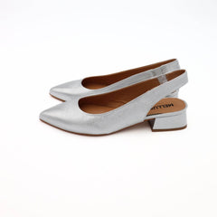 MELLUSO SLINGBACK D171 ARGENTO