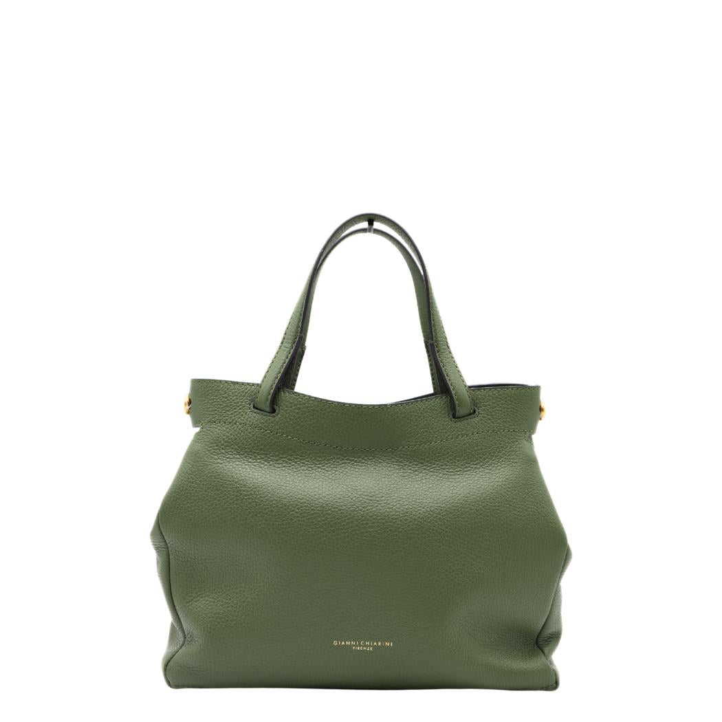 Borsa Gianni Chiarini Ottavia BS11290 verde pelle martellata fronte