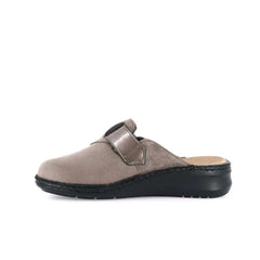 Ciabatta donna Grünland DAMI CE0474 Taupe vista laterale.