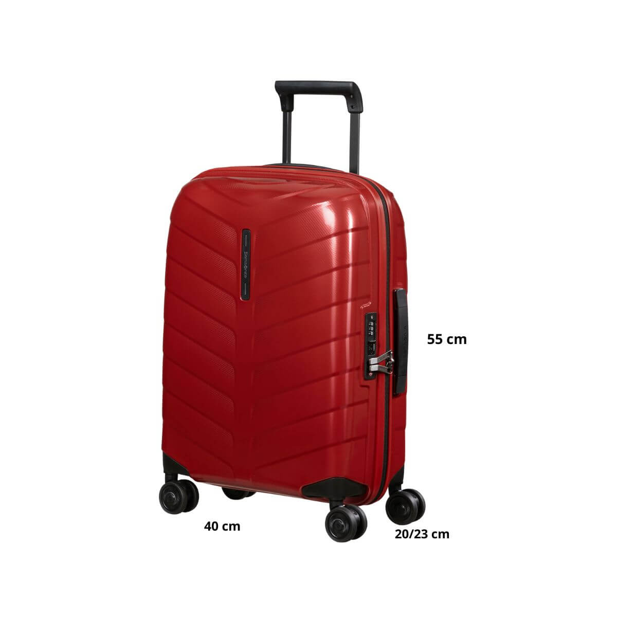 SAMSONITE BAGAGLIO A MANO KK8-001-00 ATTRIX ROSSO