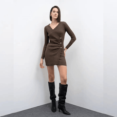 GOA GOA ABITO KONG LUREX MARRONE