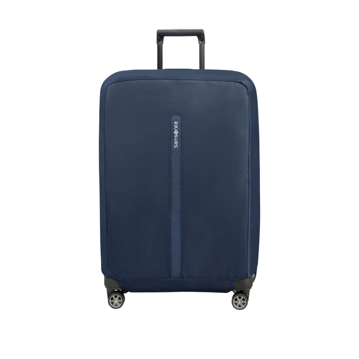 Cover per valigie protettiva colore Midnight Blue con tessuto elasticizzato