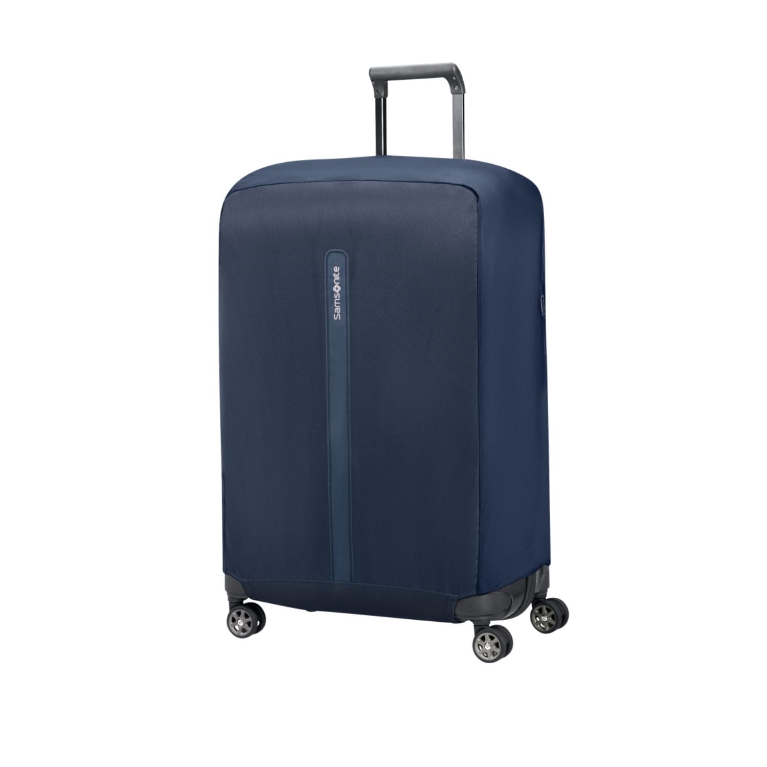 Cover per valigie protettiva colore Midnight Blue con tessuto elasticizzato