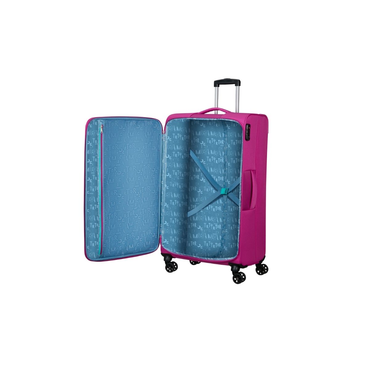 AMERICAN TOURISTER TROLLEY GRANDE MD7-003-50 SEA SEEKER DEEP FUCSIA