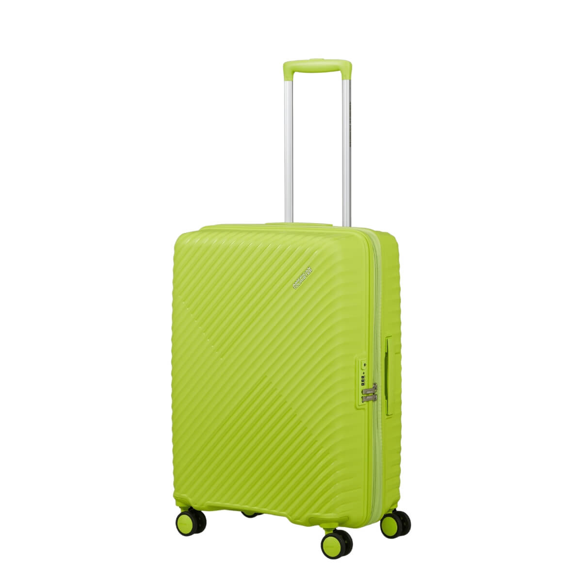 Valigia Diablast da stiva con superficie in polipropilene resistente.