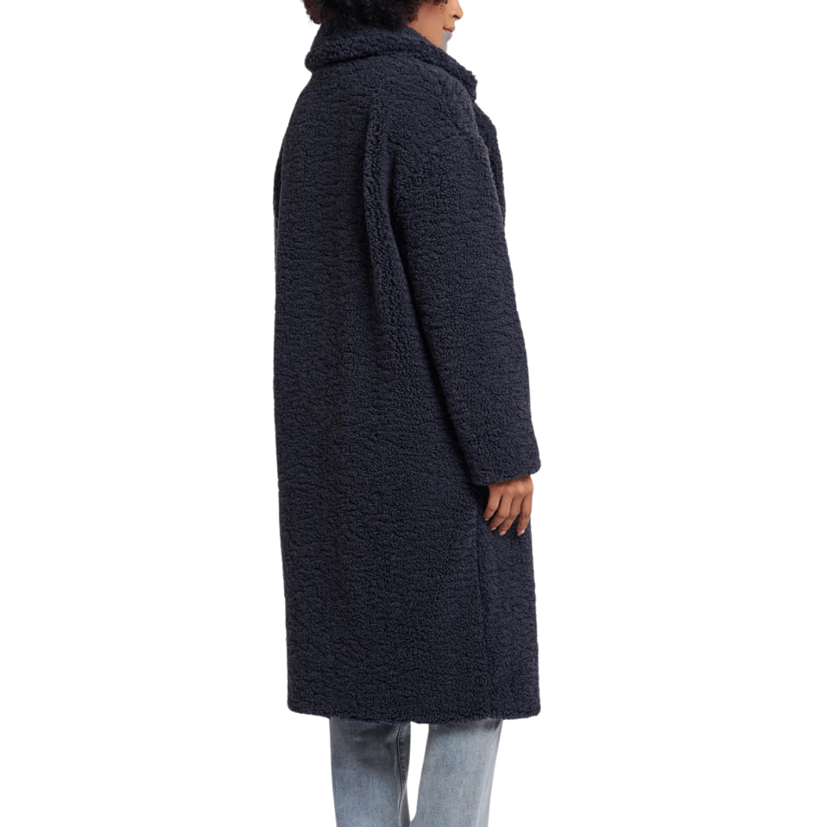 RINO&PELLE CAPPOTTO ELICIA TEDDY BLU