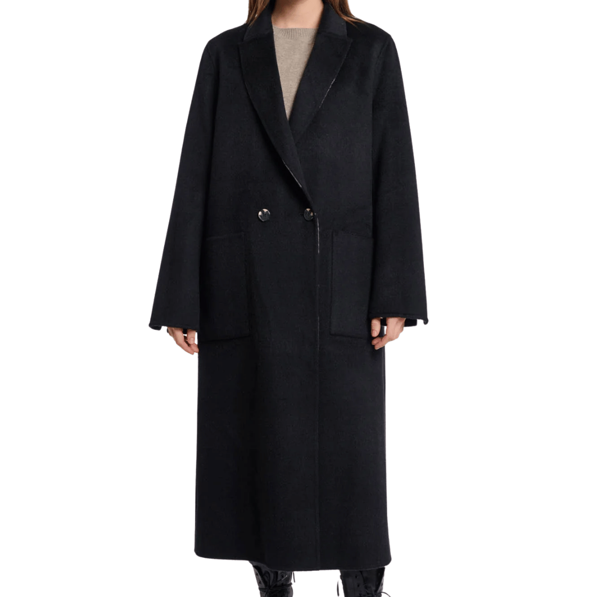 RINO&PELLE CAPPOTTO ADRIA NERO