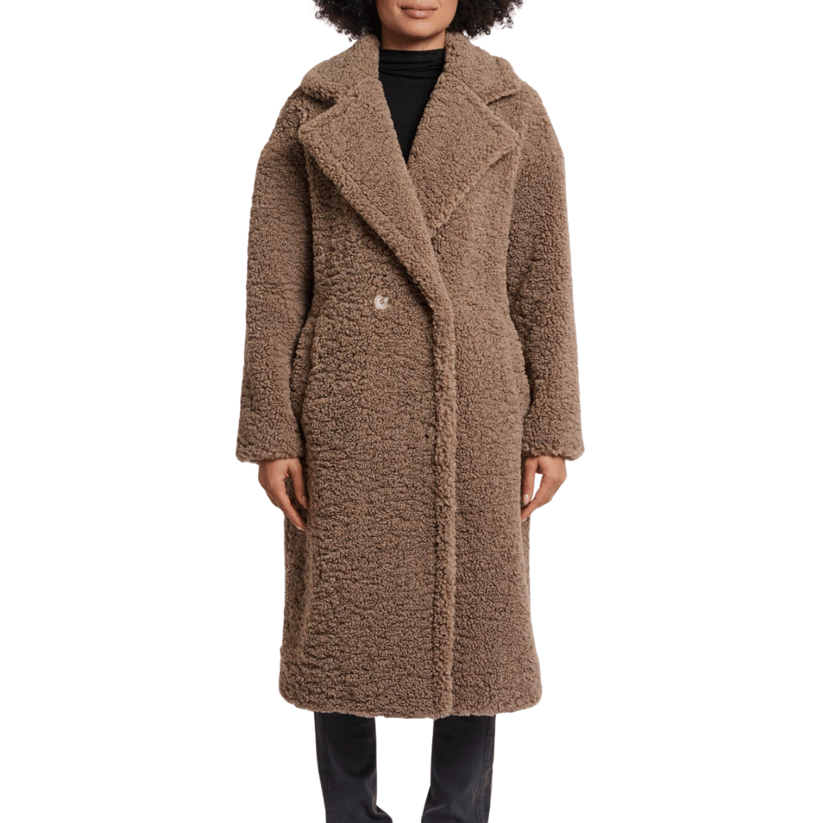 RINO&PELLE CAPPOTTO ELICIA TEDDY MARRONE