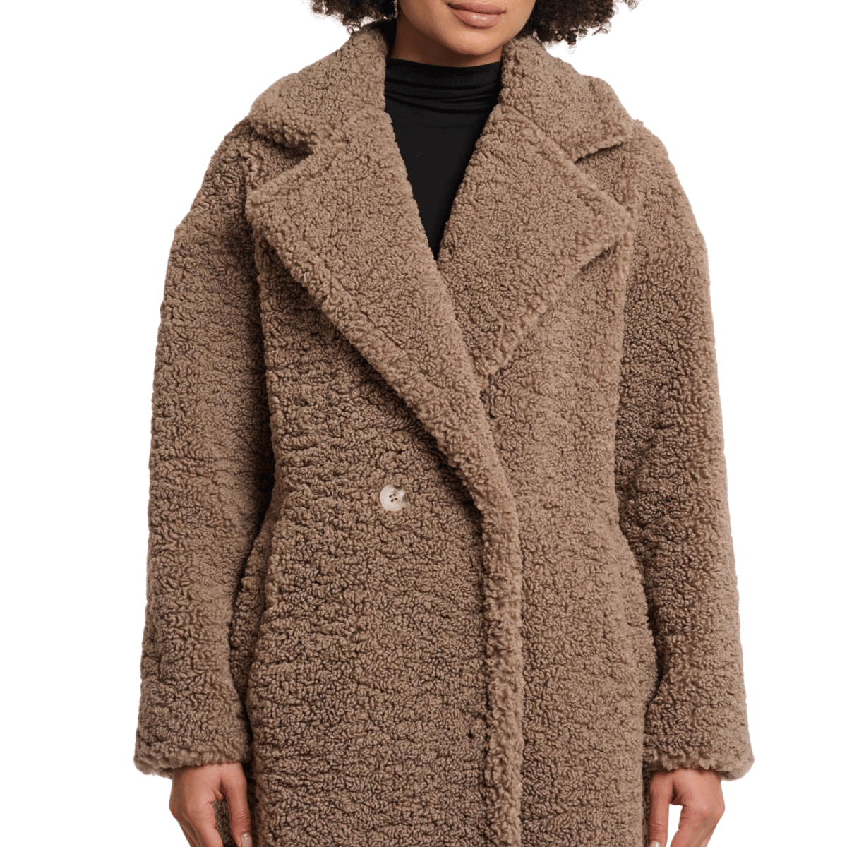 RINO&PELLE CAPPOTTO ELICIA TEDDY MARRONE
