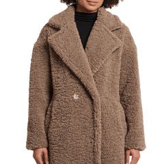 RINO&PELLE CAPPOTTO ELICIA TEDDY MARRONE