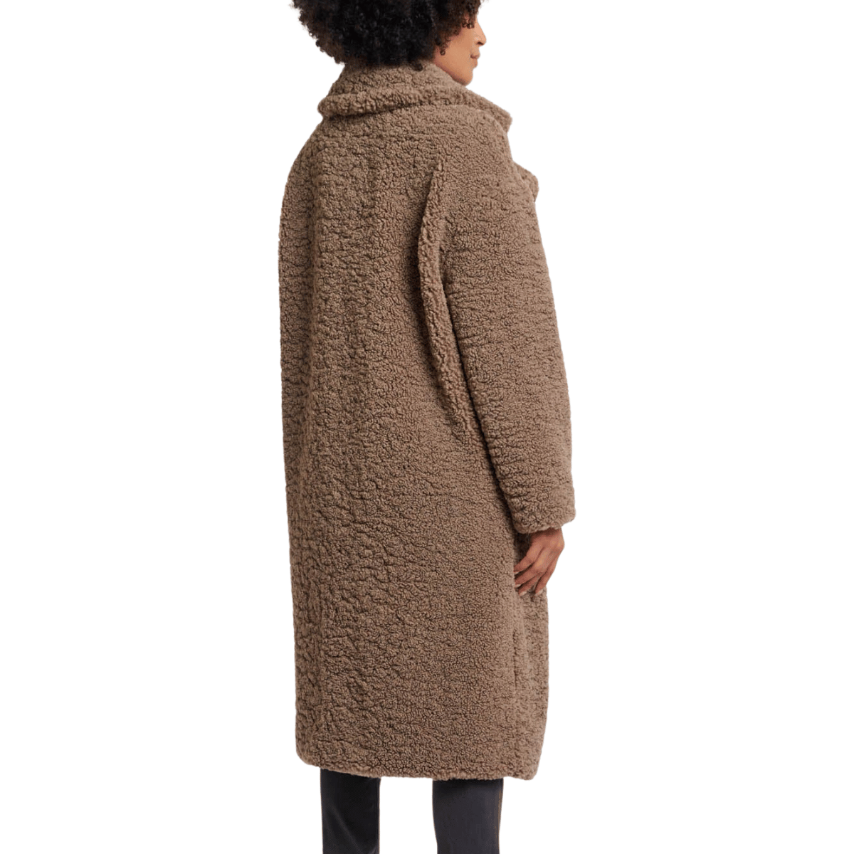 RINO&PELLE CAPPOTTO ELICIA TEDDY MARRONE
