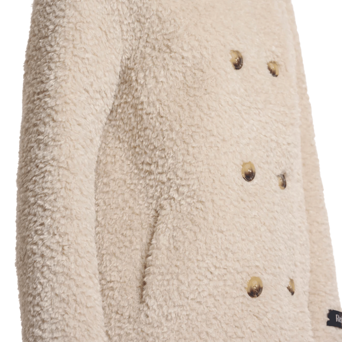RINO&PELLE CAPPOTTO ENA TEDDY PANNA