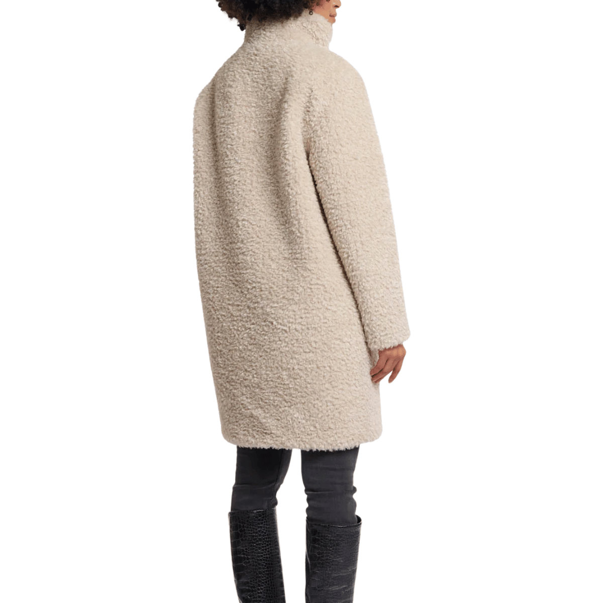 RINO&PELLE CAPPOTTO ENA TEDDY PANNA