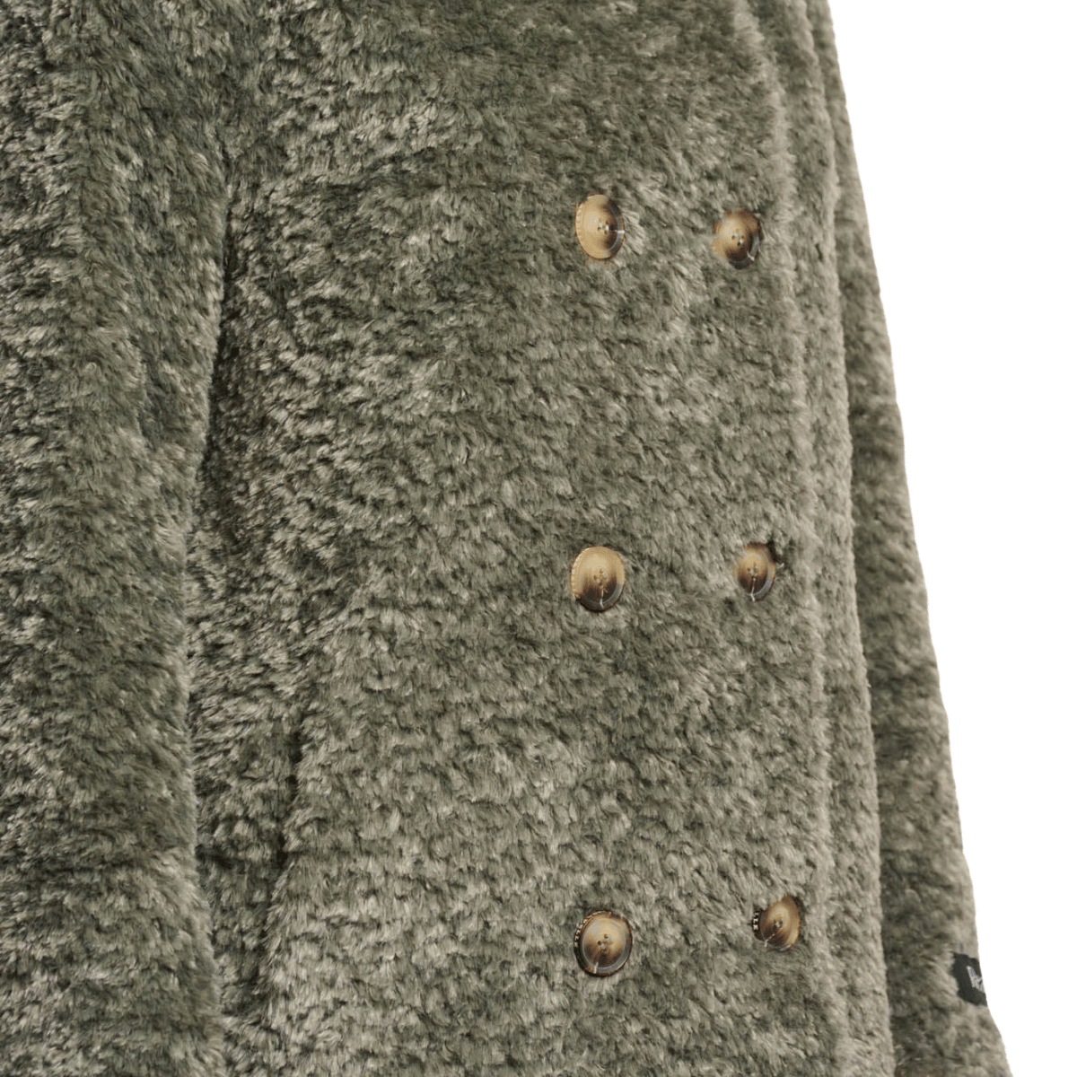 RINO&PELLE CAPPOTTO ENA TEDDY VERDE