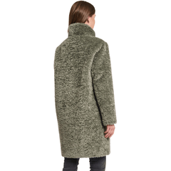 RINO&PELLE CAPPOTTO ENA TEDDY VERDE