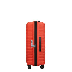 Valigia Samsonite Upscape lava con finitura rigida e ruote.