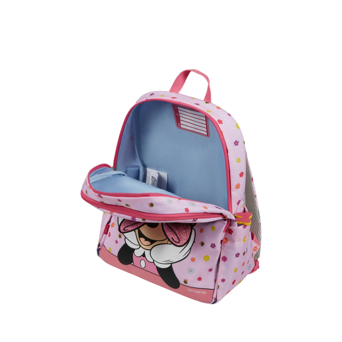 Zaino Samsonite Daydream Disney Minnie con stampa colorata
Dettaglio zaino Samsonite Daydream Disney Minnie in poliestere riciclato