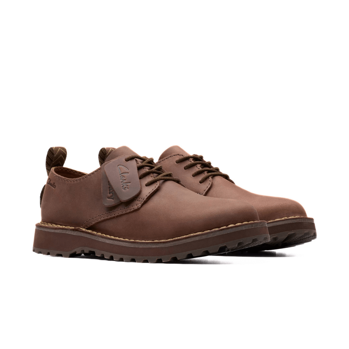 CLARKS STRINGATO SOLSBURY LACE 17898 MARRONE