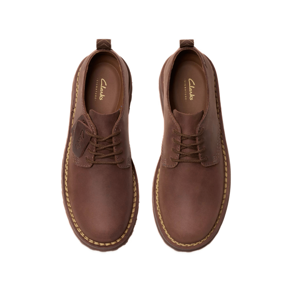 CLARKS STRINGATO SOLSBURY LACE 17898 MARRONE