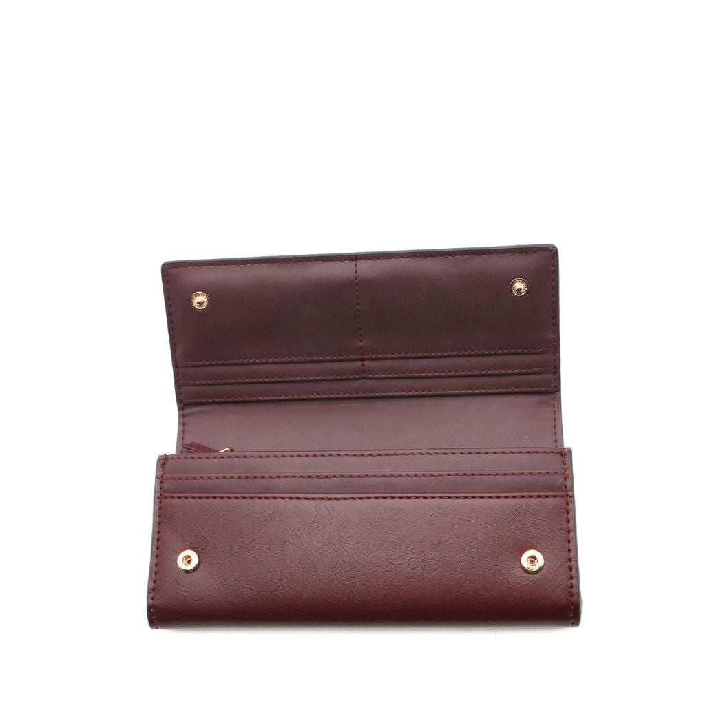 TWINSET PORTAFOGLIO TOP HANDLE TD8053 04218 BORDEAUX