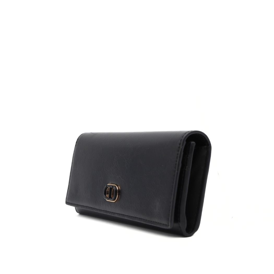 TWINSET PORTAFOGLIO TOP HANDLE TD8053 NERO