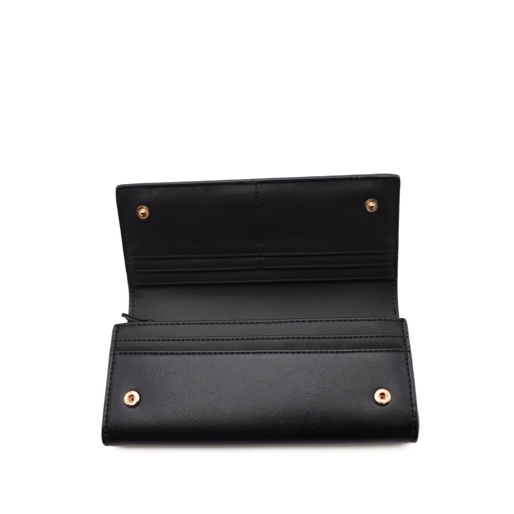 TWINSET PORTAFOGLIO TOP HANDLE TD8053 NERO