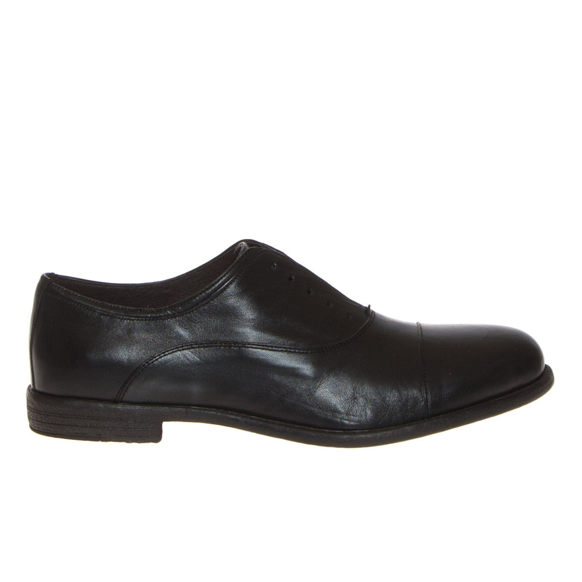 franco-fedele-6251-scarpa-slipon-oxford-pelle-nero