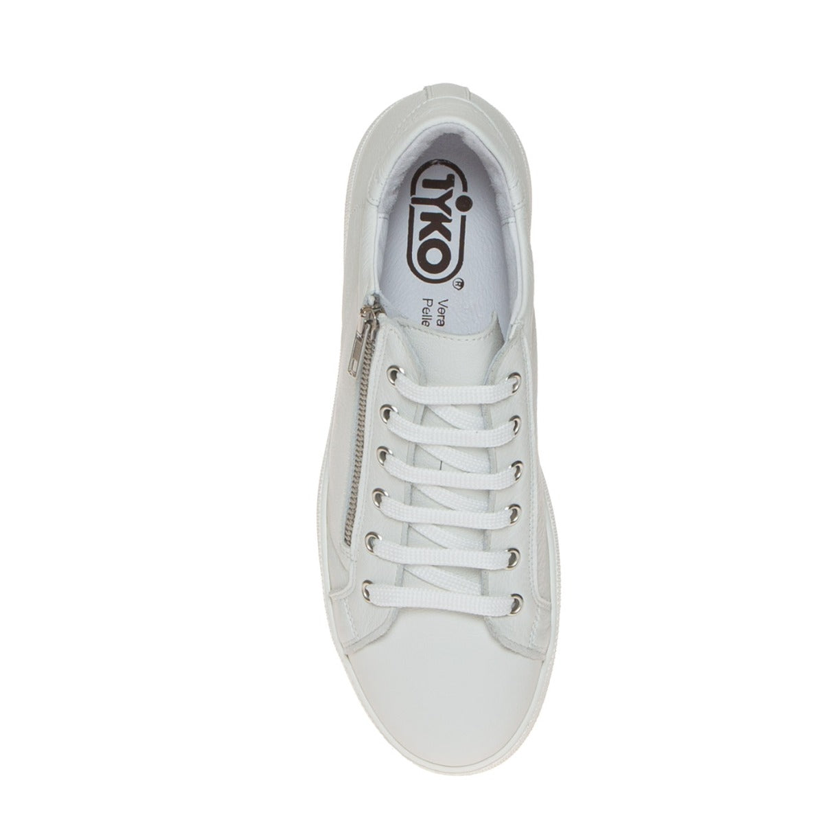 tyko-18022-sneaker-donna-bianco-zip