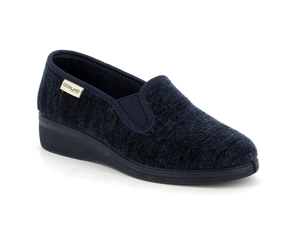 grundland-pa0672-pantofola-donna-velluto-blu