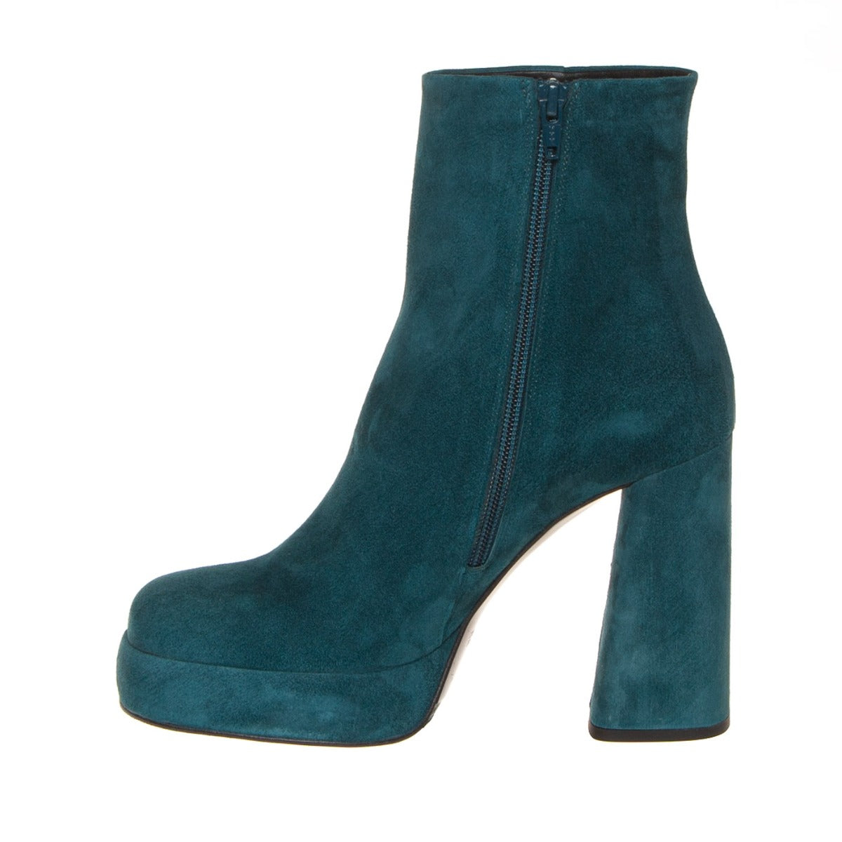 silvia-rossini-498-stivaletto-basso-donna-verde-petrolio-plateau