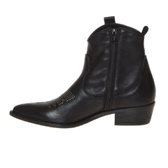 the-flow-m305-stivaletto-texano-pelle-nero